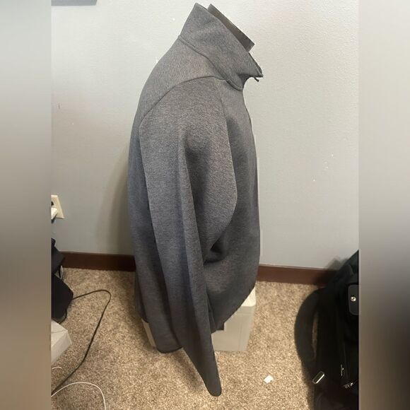 Nike DriFit Mens XLT Gray Half ZIP Pullover - Picture 4 of 7